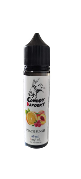 Cowboy Vapoory Vape Juice / E-liquid 60ml 3mg - Peach Sunsit
