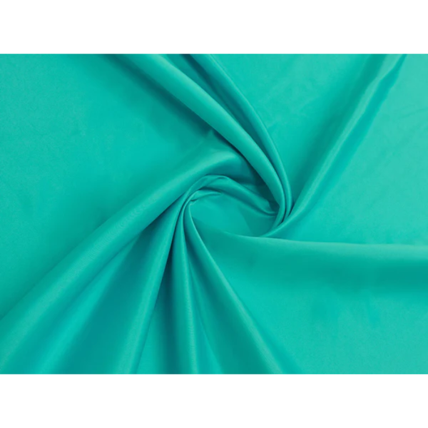 Duchess Satin Fabric - Aqua Blue