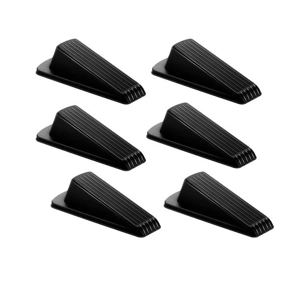 6Piece Door Stoppers For Bottom Of Door On Floor Rubber Door Stopper Wedge