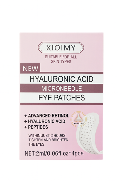 Xioimy Hyaluronic Acid Microneedle Eye Patches - (4 Piece)