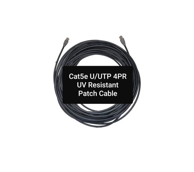 Cat5e U/UTP 4PR UV Resistant Patch Cable