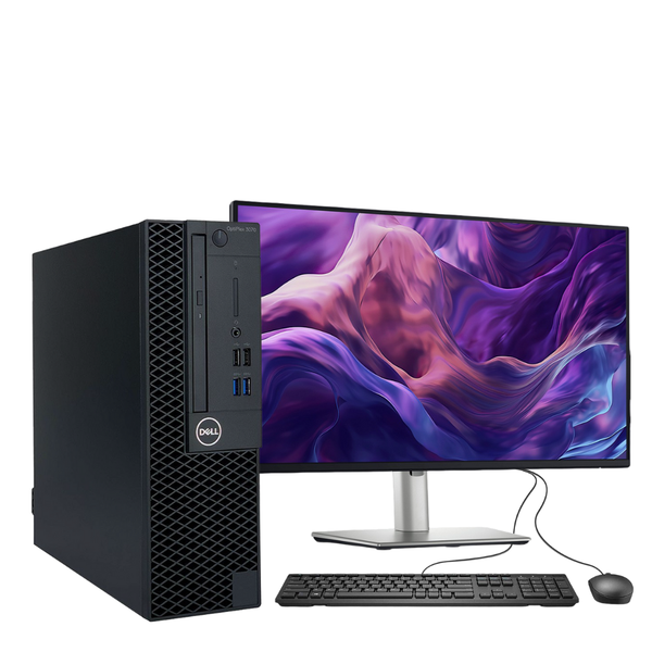 Certified Pre-Owned Dell OptiPlex 3070 - Intel i5 9th Gen - 8/256 Full Set