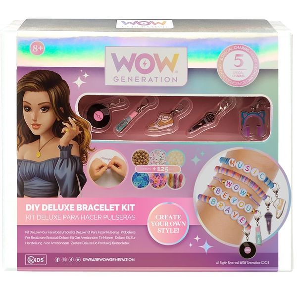 Wow Generation - DIY Deluxe Bracelet Maker 5 Charms - KIE-WOW00005