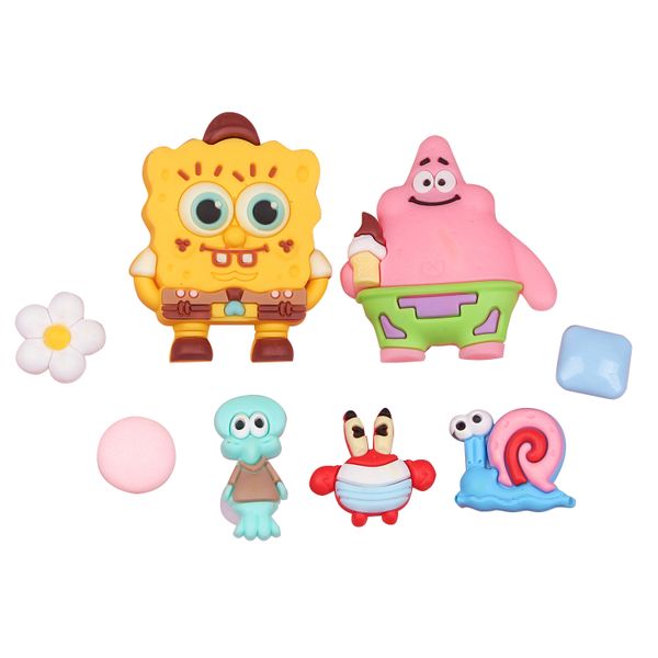 iMix Home - DSJ-XM0057 - 8 PCS DIY Spongebob Shoe Shoe Charms