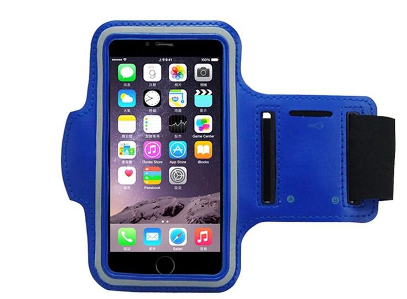 Phone Armband Universal Blue image