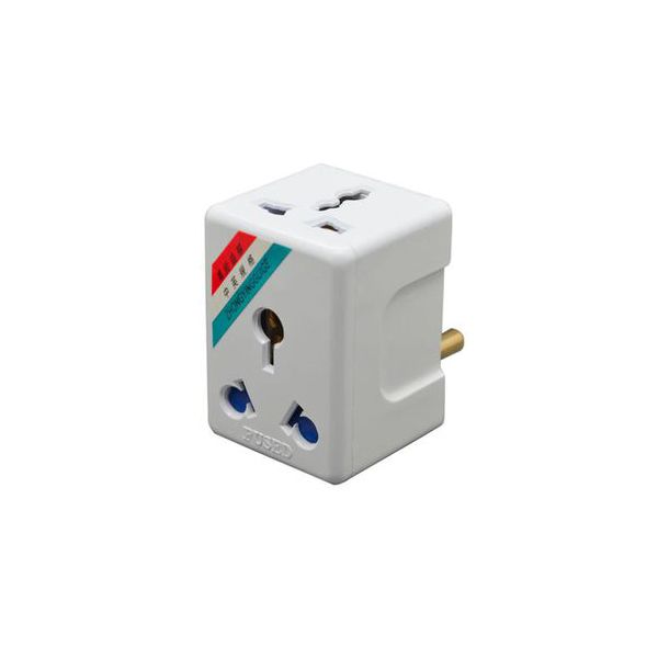 South African Universal Travel Wall Plug - White