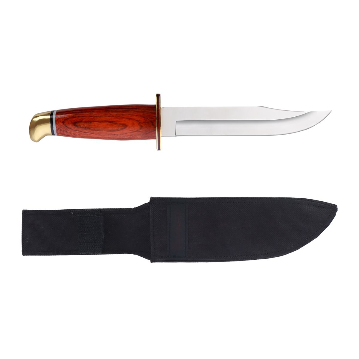 Wooden Handle Tactical Knife Hunting Knife with SheathXL88 Shop