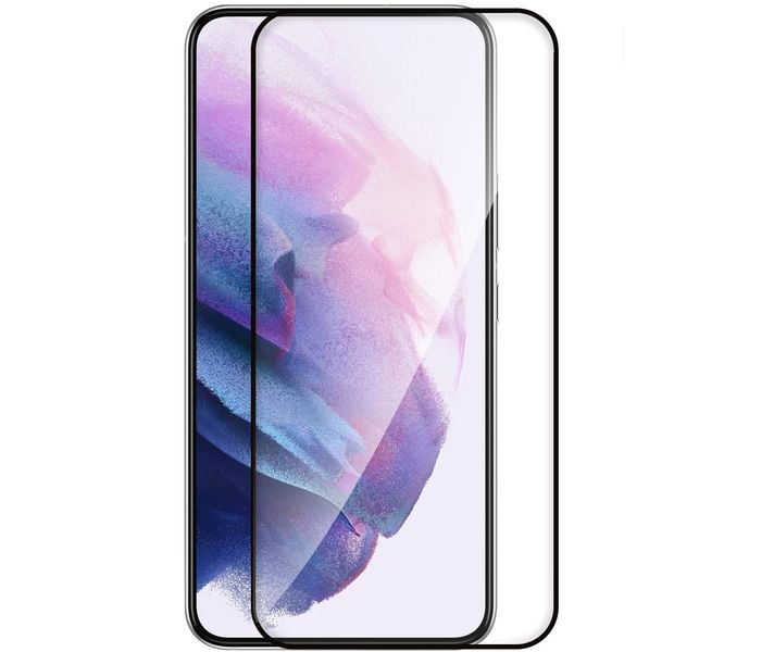 TUFF-LUV 2.5D Full Screen Tempered Glass for Samsung Galaxy S23 Plus - Clear (for charging - this phone use's a USB-C Port)