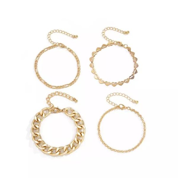 Argent Craft Vintage Tokyo Bracelet 4 Set - Gold