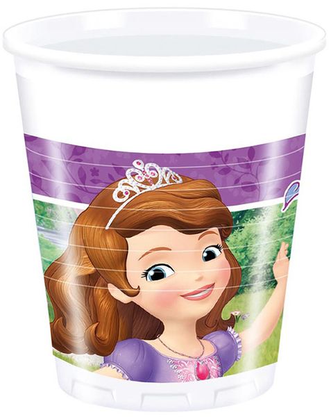 Sofia Mystic Isles Plastic Cups 200ml