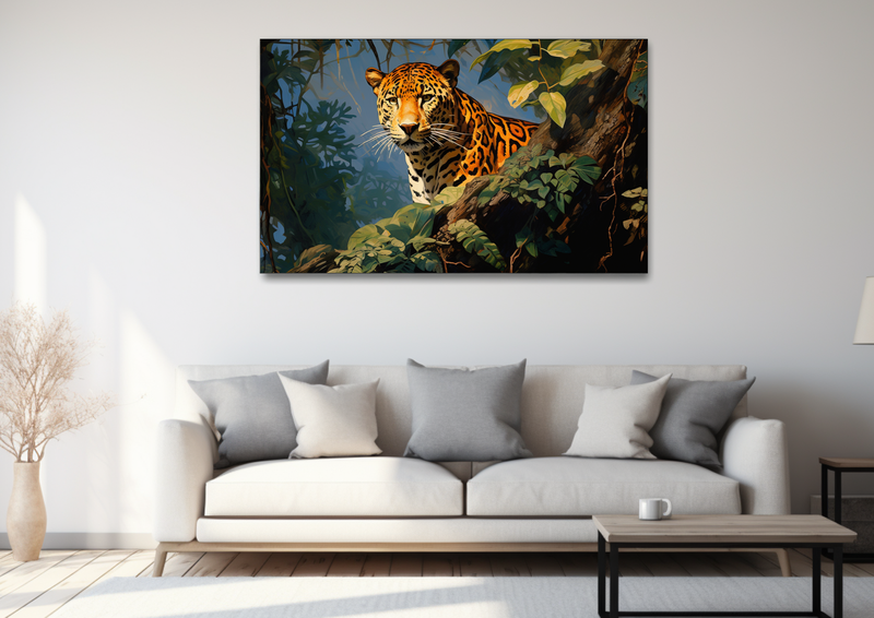Canvas Wall Art - Leopard Lair - HD0045