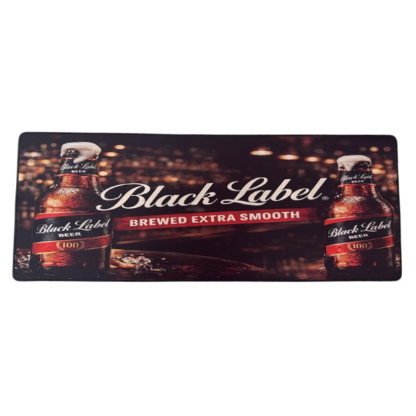 Black Label Bar Mat - 80cm x 30cm - Steglio
