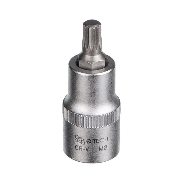 Q-Tech Spline Bit Socket M8