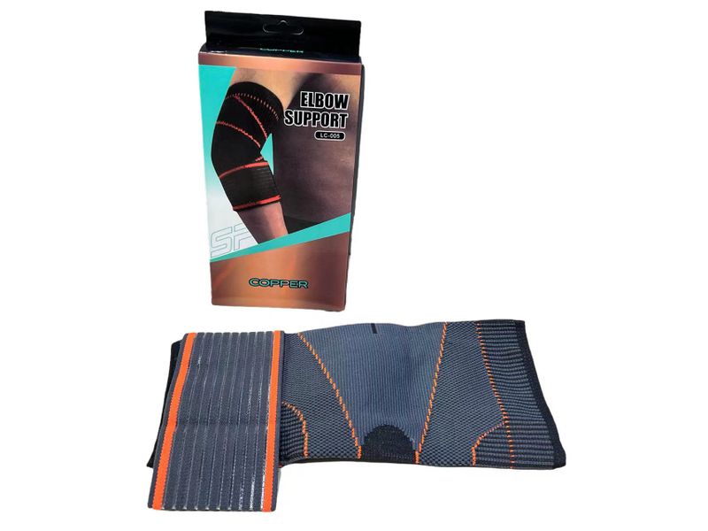 Elbow Support With Hook &amp; Loop Strap Belt