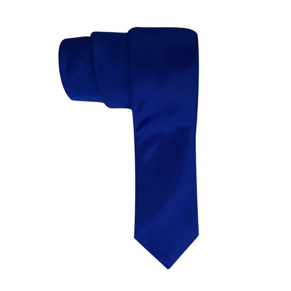 Plain Satin Tie - StatesMan - Royal Blue