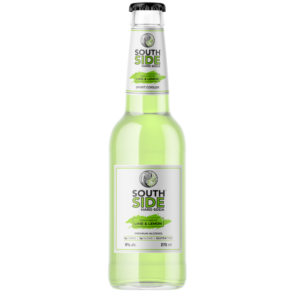 South Side Hard Soda - Lime &amp; Lemon 24 x 275ml