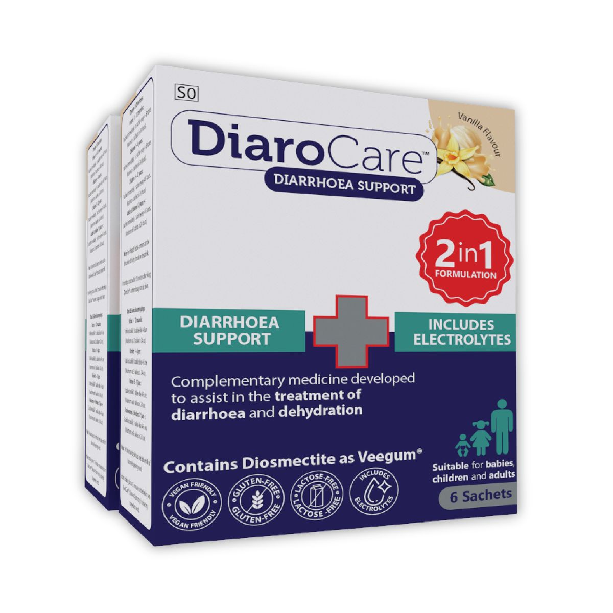 DiaroCare ( 6 Sachet ) Vanilla x2