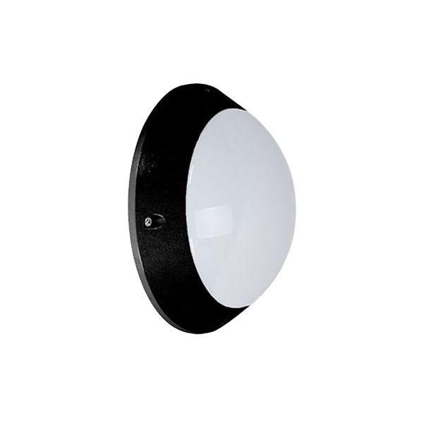 ACDC - Black Aluminium Bulkhead 2xE27 60W IP54 280mm