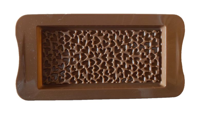 Chocolate Slab Small Hearts