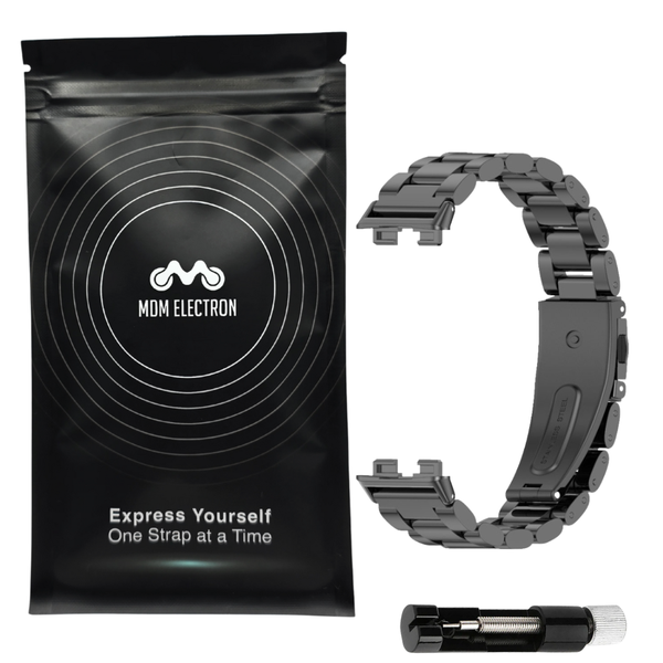 Stainless Steel Strap Compatible With Huawei Band 8/9/10-Black
