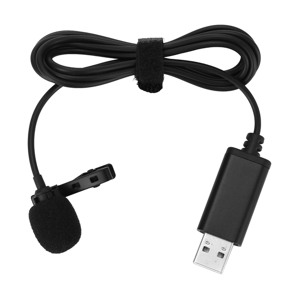 Universal USB Microphone Lavalier Microphone Clip-on Computer Mic