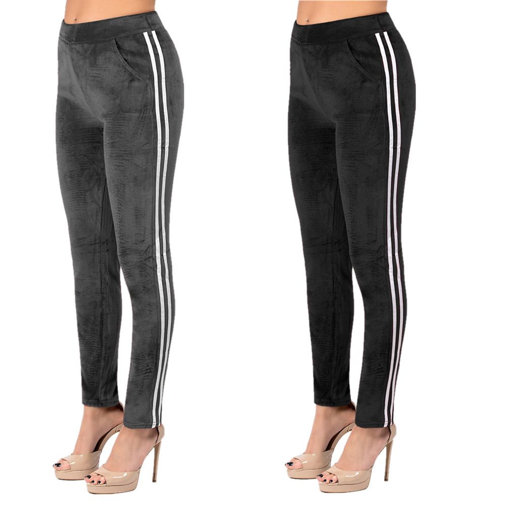 2 x Stretch Fit Velvet Women Winter Leggings Sweatpants Tracksuit Pants, Shop Today. Get it Tomorrow!