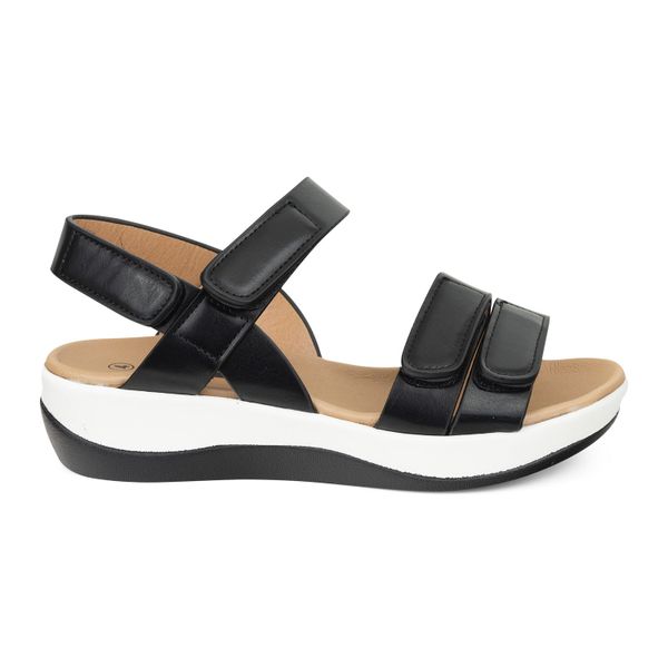 TTP Ladies Platform Sandals with Hook and Loop CY2207-2