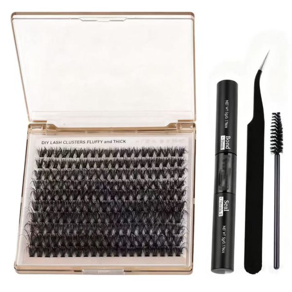 DIY Eyelash Extension Kit 10-18mm 200 Pieces Single Eyelashes