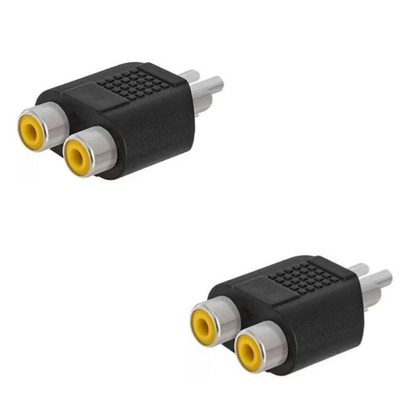 RCA Audio Video Splitter - 2 Pack