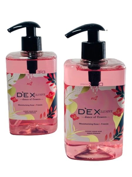 Dex Scented Hand liquid Soap - Set of 2 x 500ml Liquid Soap