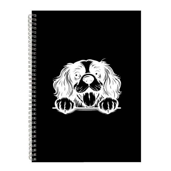 Cavalier King Charles Spaniel Dogs Idea Writing Book Notepad Notebook A4503