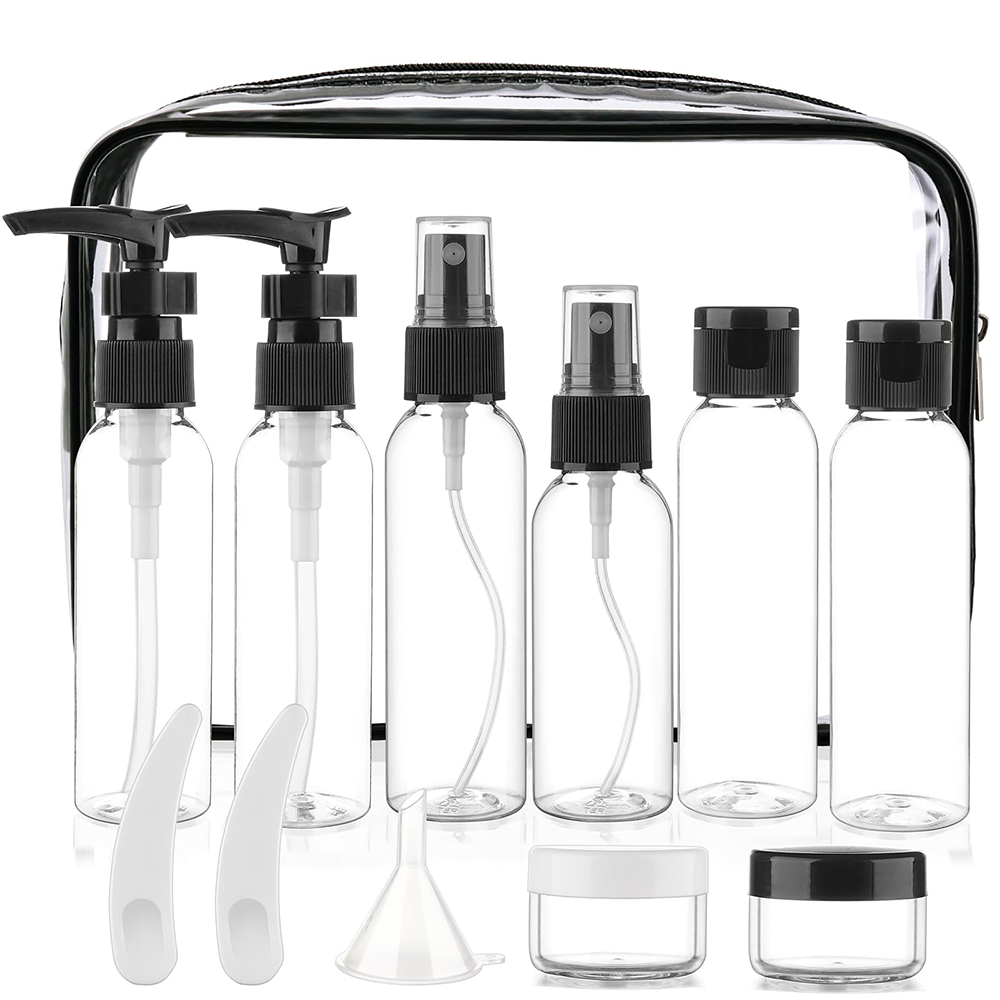 Topika - Travel Bottles Set for Toiletries, Refill Bottles for Travellers