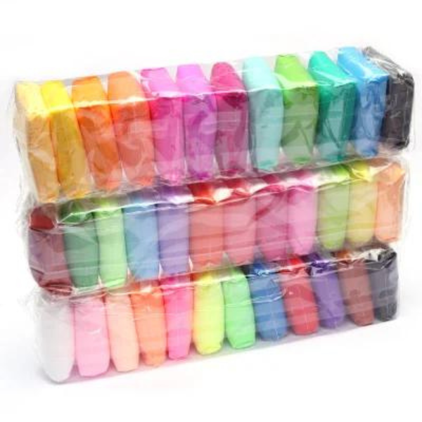 Super Light Air Dry Assorted Clay - 36 Pack