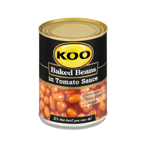 KOO Baked Beans In Tomato Sauce - 12 cans x 410g
