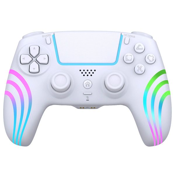 Honson Wireless Gaming RGB Controller Compatible with PS4 &amp; PC | HS-PS4290