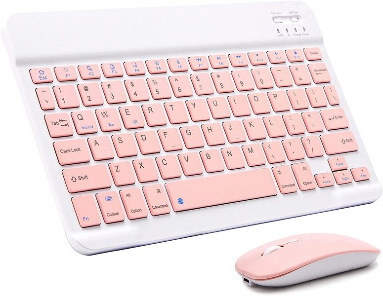 Ultra-Slim Wireless Keyboard and Mouse Combo Rechargeable Portable (B4706)