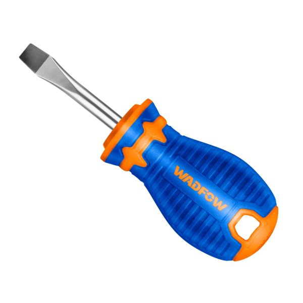 Wadfow - Stubby Slotted Screwdriver (6.5×38mm) with Magnetised Tip