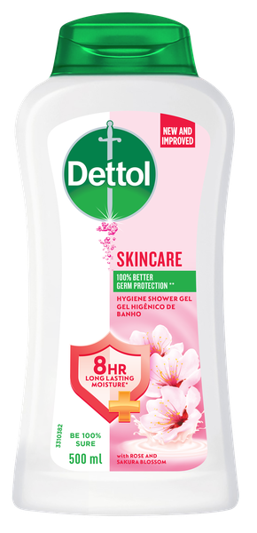 Dettol 500ml, Shower Gel, Body Wash, Skincare