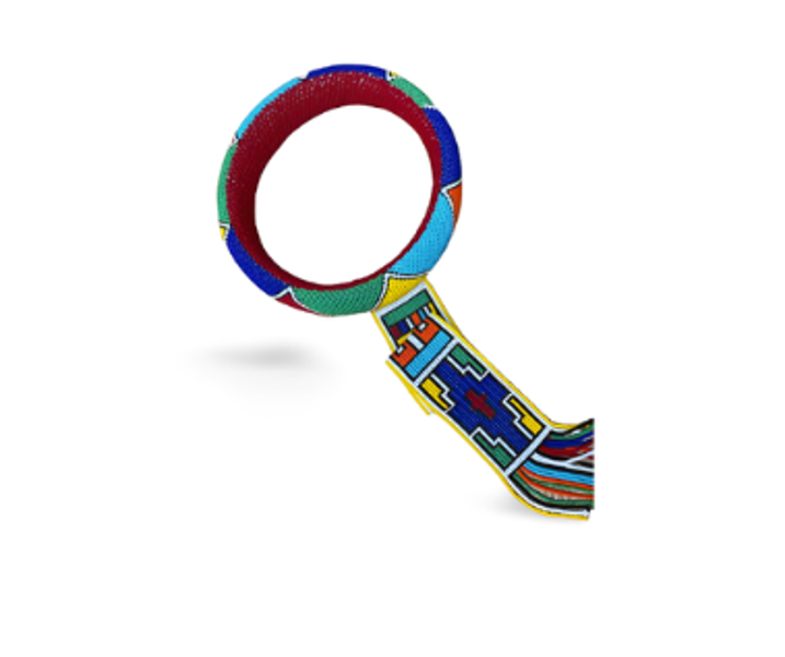 Flexy Ndebele Traditional Long Beaded Neck Hoop (Isigolwani)