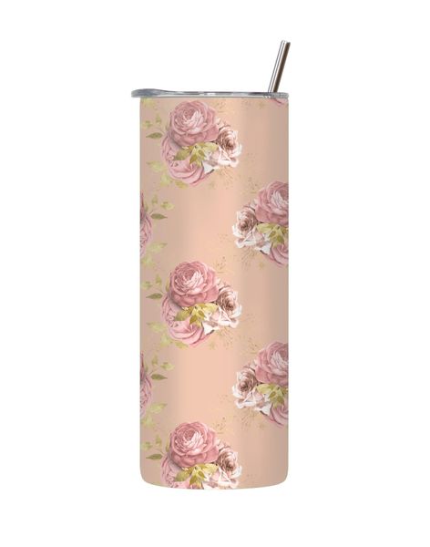 Bee-23 20 Oz Tumbler with Lid Straw Trendy Bees Pattern Graphic Present 209