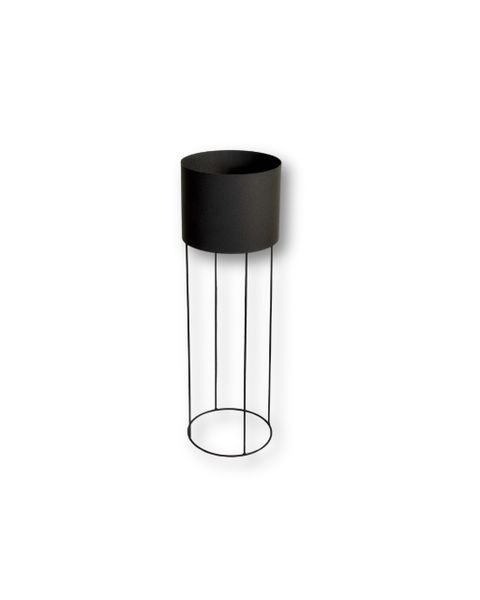Drum Flower Pot Planter Stand - Round