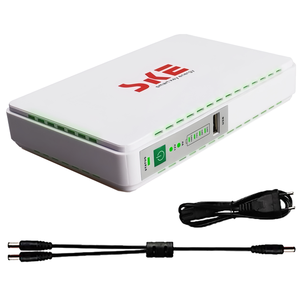 SKE 8800mAh Mini UPS for Wifi and Router, 12/9/5V Power Supply, Router UPS