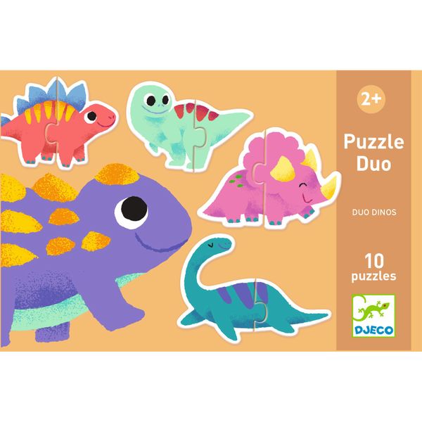 Djeco Duo Puzzle - Duo Dinos
