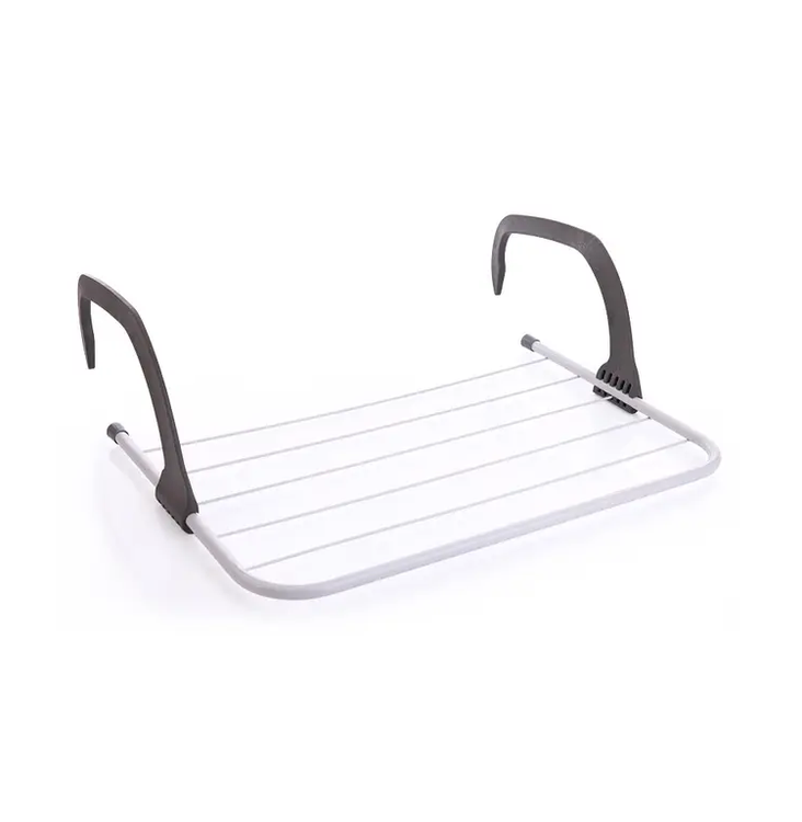 Clothes Hanger Dryer Clothes Towel Dryer Rack Hanger Shelf Balcony Rack ...