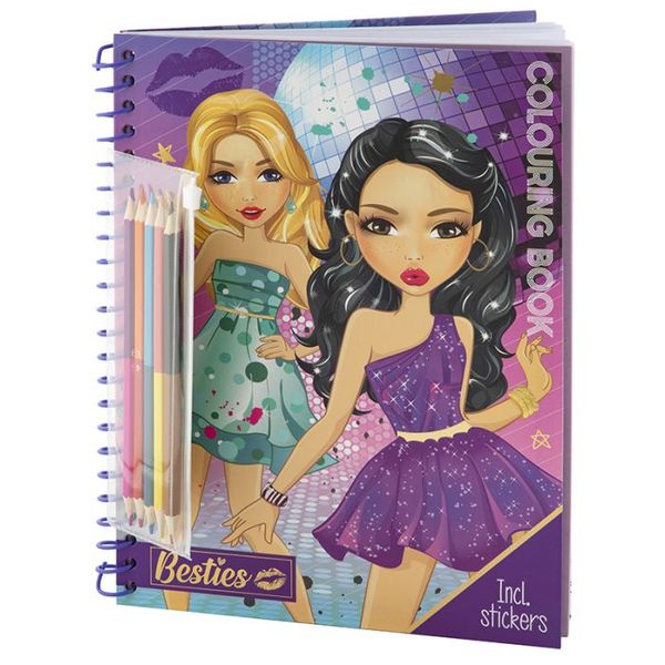 Besties A4 Colouring Book