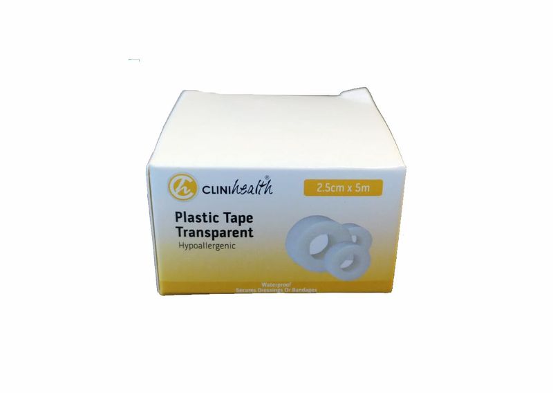 Plastic Tape Transparent - 2.5cmx5m - Singles