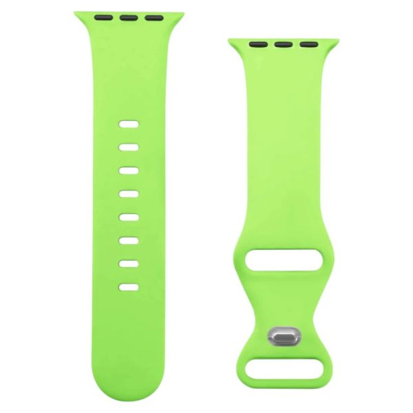 Silicone Water Resistant Watch Strap - Bright Green