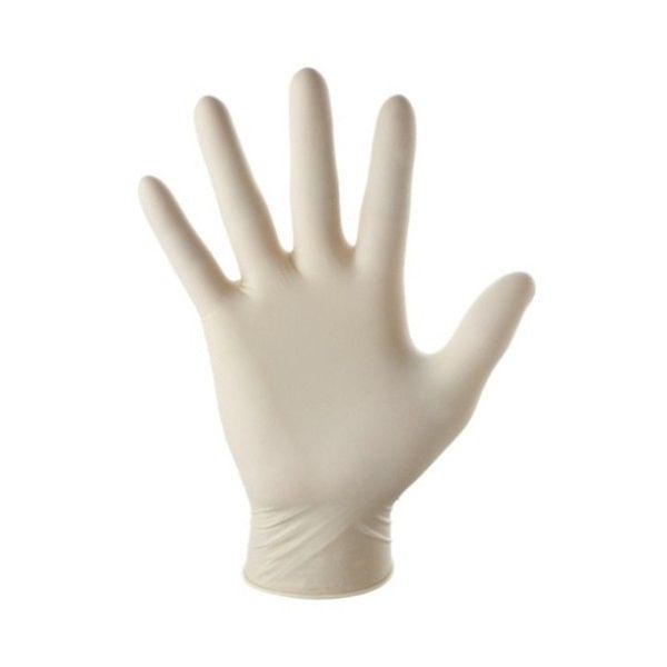 Powder Free Latex Gloves - Large - White