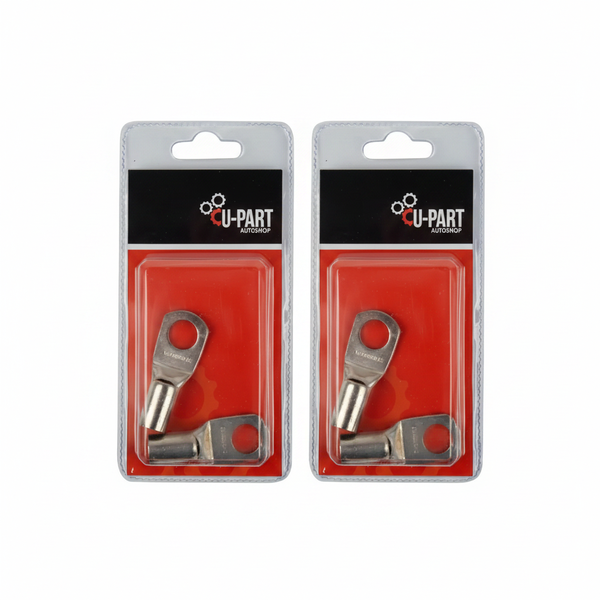U-Part Cable Lug 12mm Hole for Battery Connections - SQ40 - 2 Pack