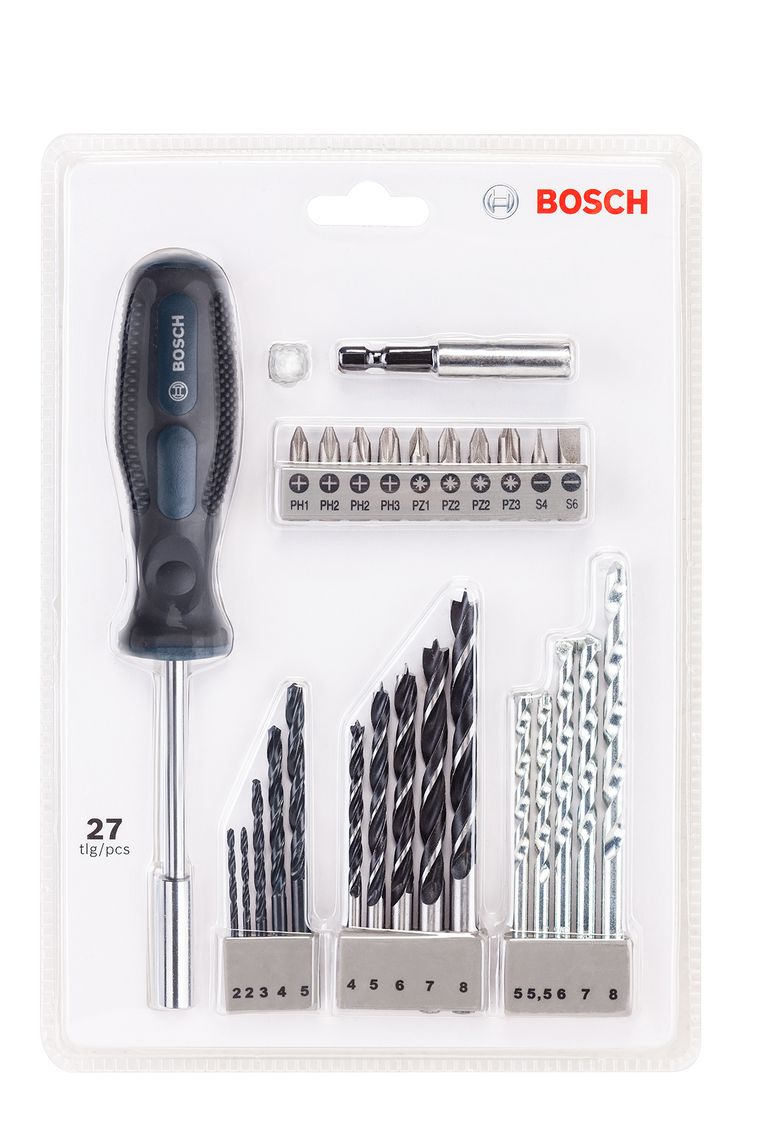 Bosch drill best sale screwdriver bit set